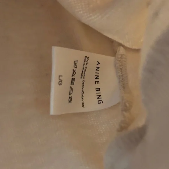 Anine Bing Cream Tiger Graphic Sweatshirt - Picture 4 of 6